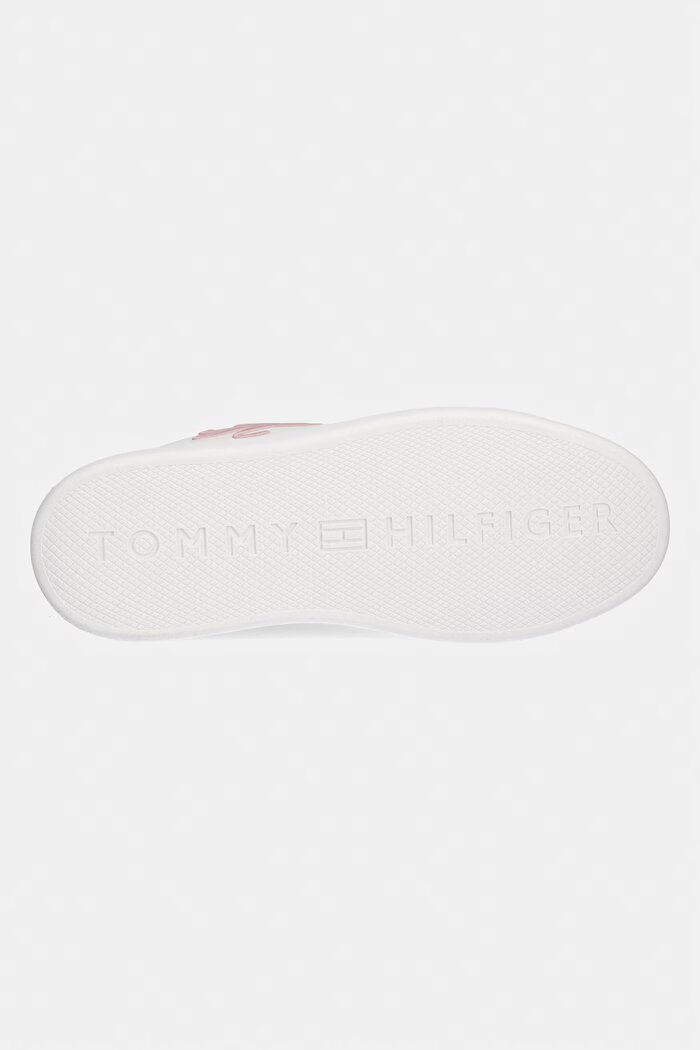 Tommy Hilfiger TH ICON COURT SCRIPT маратонки дамски от кожа бели FW0FW09363