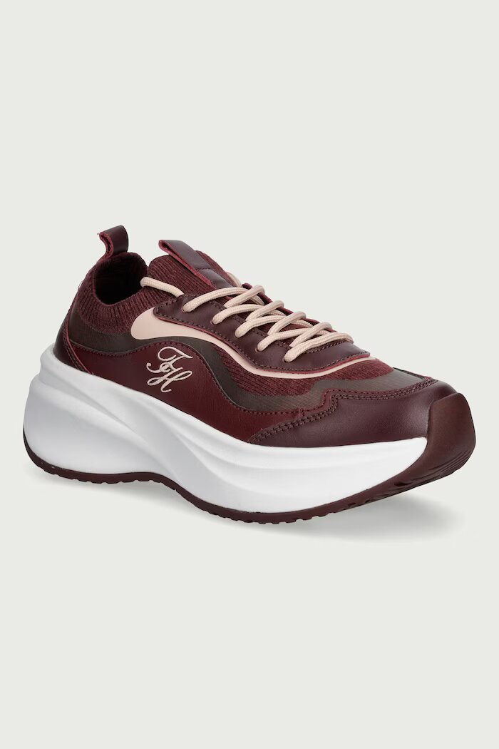 Tommy Hilfiger TH WAVE RUNNER маратонки дамски бордо FW0FW09484