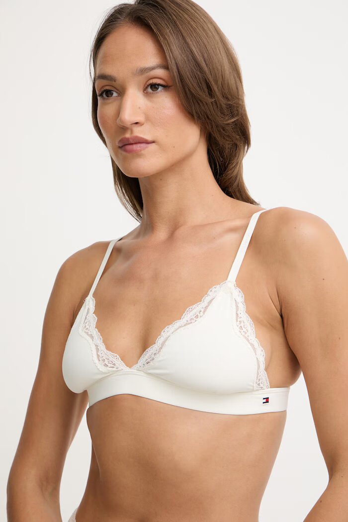 Tommy Hilfiger триъгълен сутиен бежов UW0UW06052