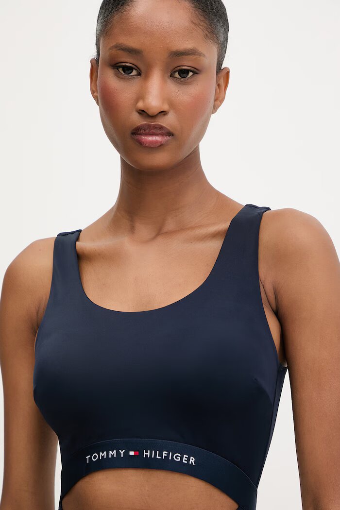 Tommy Hilfiger цял бански дамски тъмносин UW0UW06367