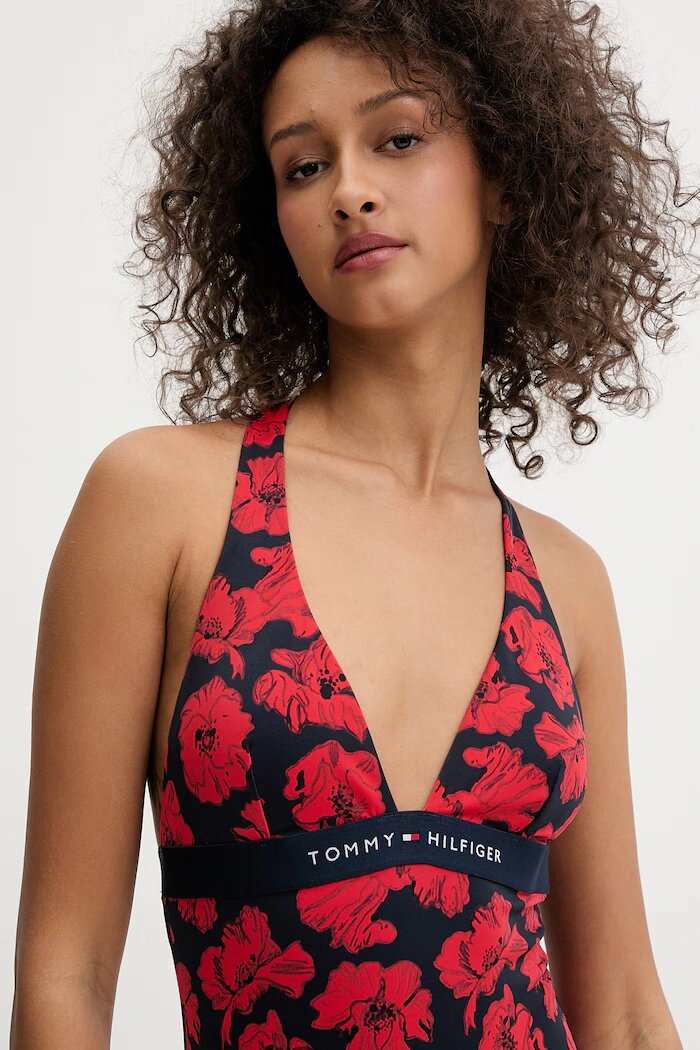 Tommy Hilfiger Цял бански дамски тъмносин UW0UW06372