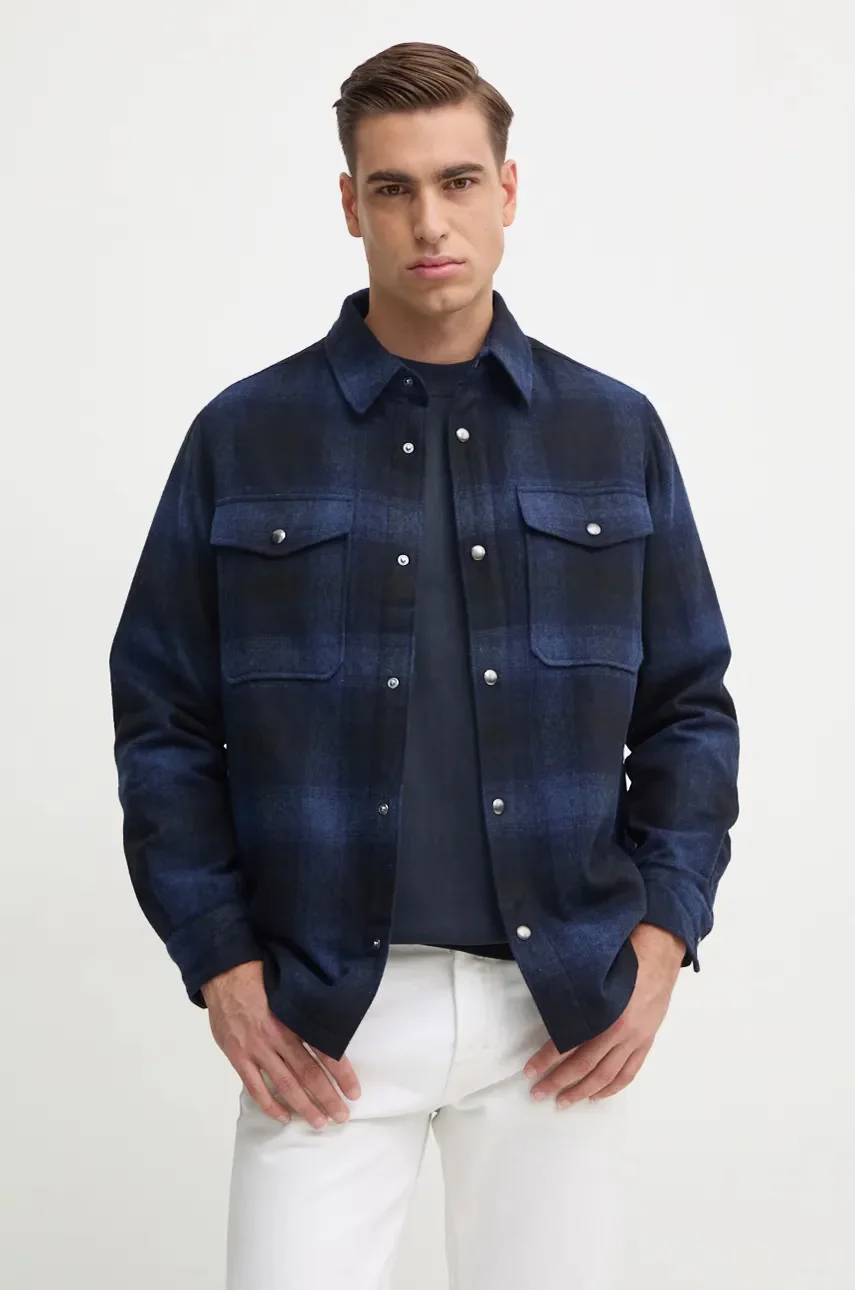 Tommy Hilfiger Вълнено яке тип риза