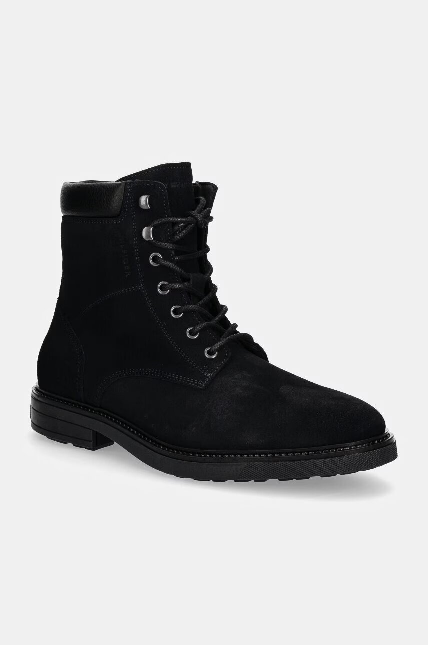 Tommy Hilfiger Велурени боти HILFIGER OUTDOOR SUEDE BOOT