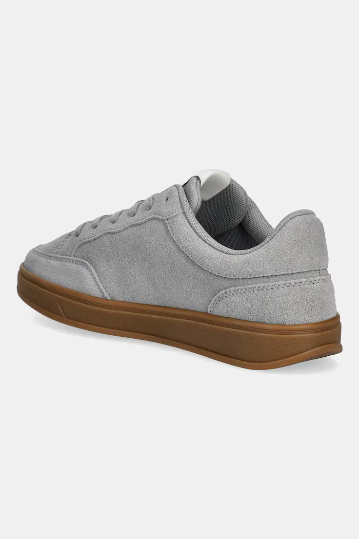 Tommy Hilfiger Велурени маратонки TH HERITAGE COURT SNEAKER SUEDE в сиво FW0FW09266