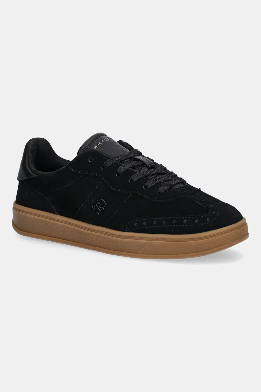 Tommy Hilfiger Велурени маратонки TH HERITAGE SNEAKER