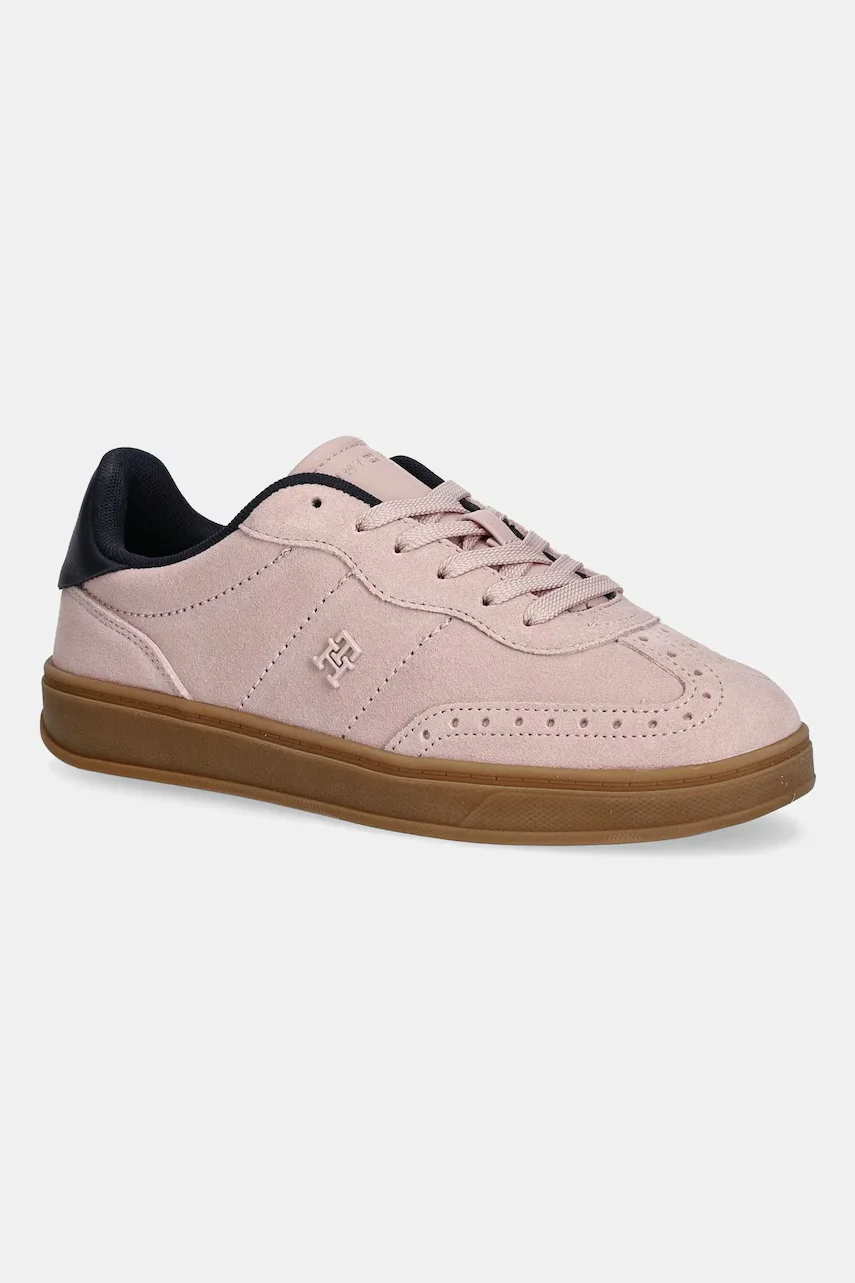Tommy Hilfiger Велурени маратонки TH HERITAGE SNEAKER