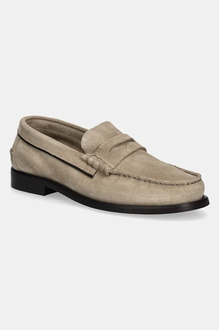 Tommy Hilfiger Велурени мокасини CLASSIC HILFIGER SUEDE LOAFER