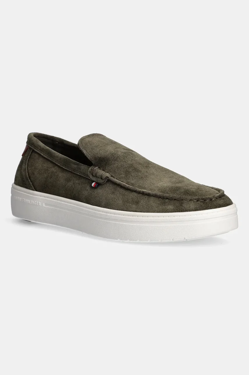 Tommy Hilfiger Велурени мокасини MODERN LIGHT HYBRID SUEDE LOAFER