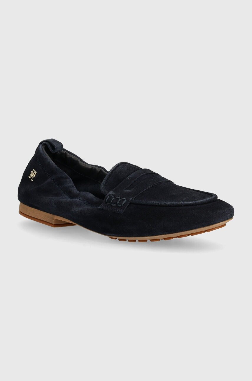 Tommy Hilfiger Велурени мокасини TH SUEDE MOCCASIN