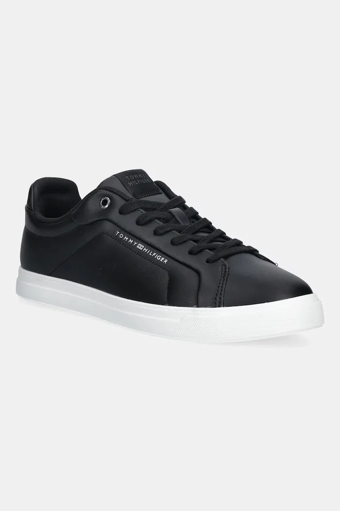 Tommy Hilfiger Високи кецове ICON COURT LIGHT PREMIUM мъжки в черно FM0FM05837