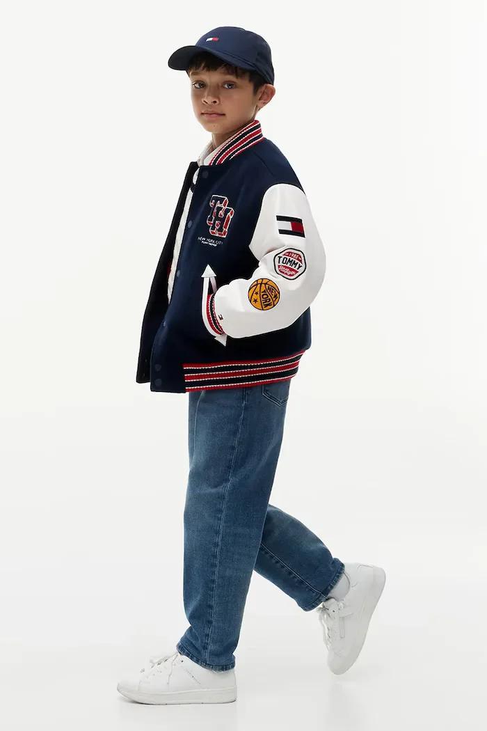 Tommy Hilfiger яке бомбър за деца тъмносиньо KB0KB10618