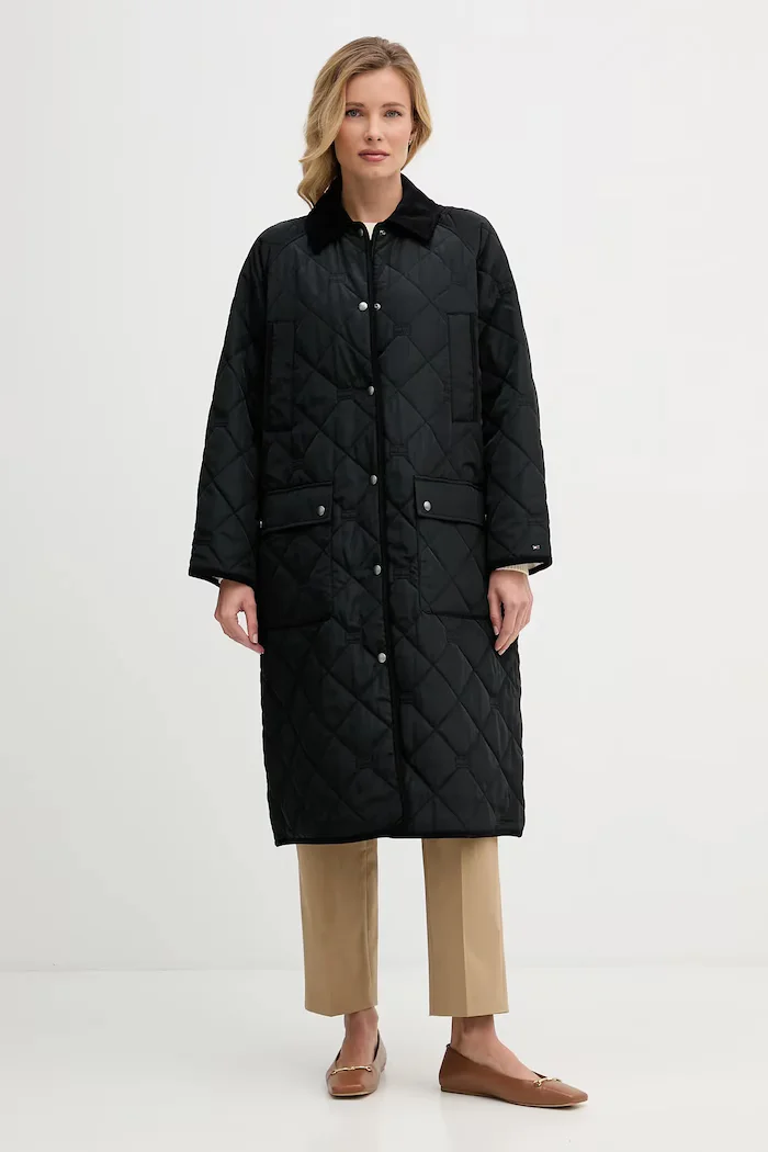 Tommy Hilfiger Яке в черно преходен модел WW0WW47747