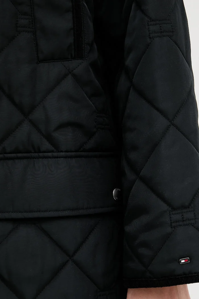 Tommy Hilfiger Яке в черно преходен модел WW0WW47747