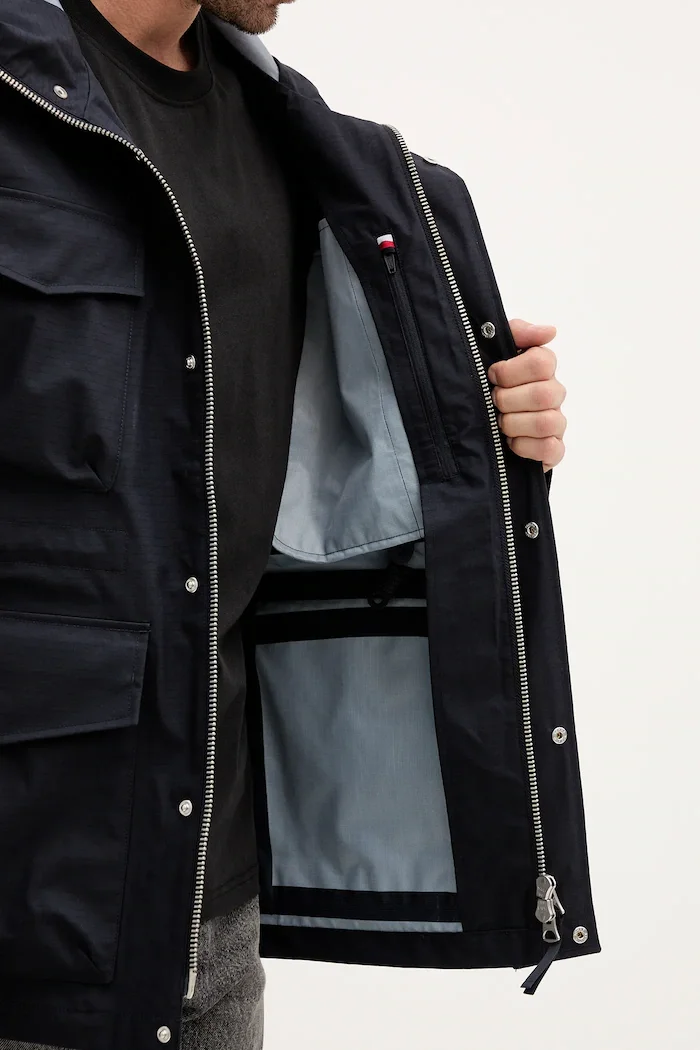 Tommy Hilfiger Яке в тъмносиньо преходен модел MW0MW42071