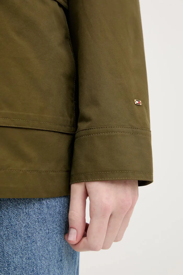 Tommy Hilfiger Яке в зелено преходен модел WW0WW45620