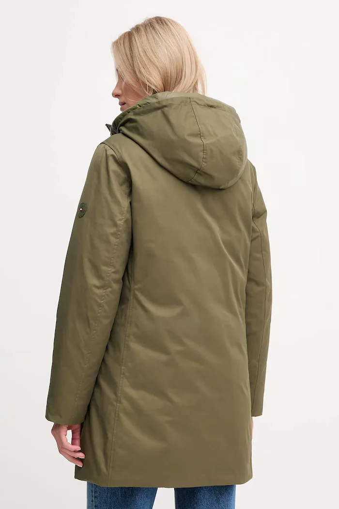 Tommy Hilfiger Яке в зелено зимен модел WW0WW46533