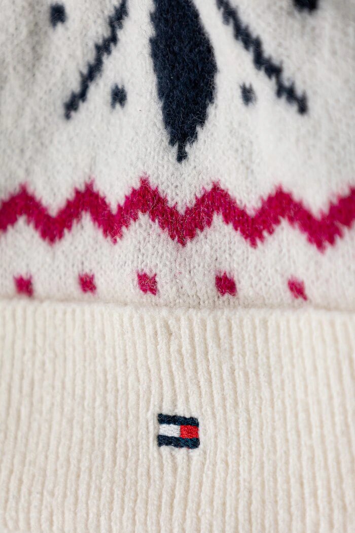 Tommy Hilfiger за деца с памук бял KN0KN02326