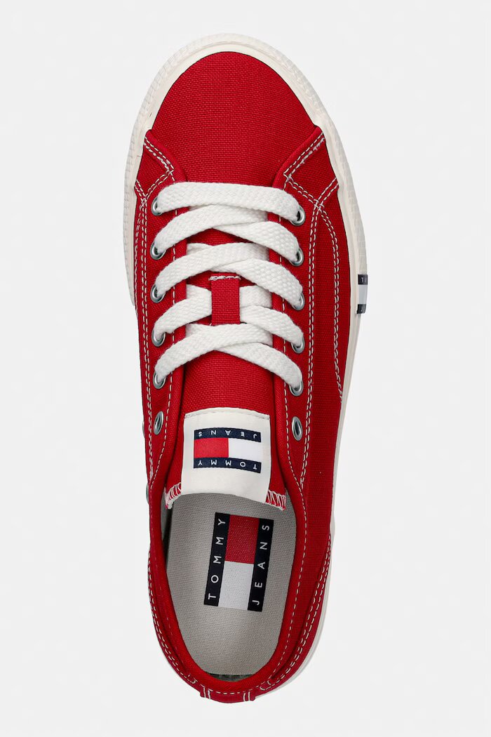 Tommy Jeans ARCHIVE Y2K ниски кецове дамски червени ниски EN0EN02956