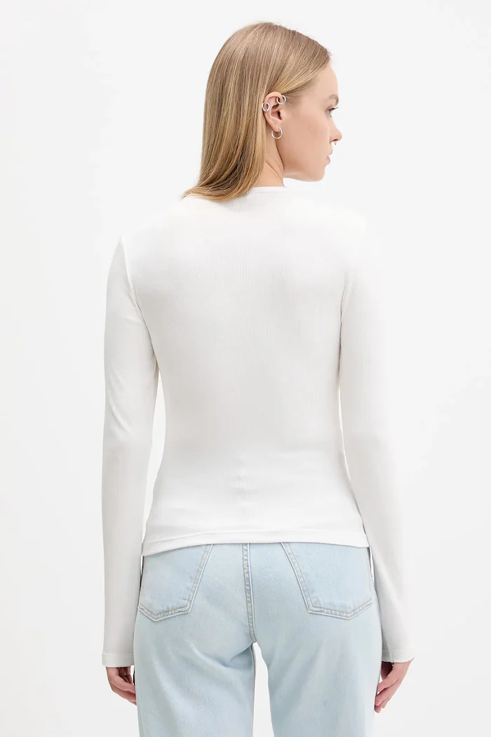 Tommy Jeans Блуза с дълги ръкави (2 броя) дамска в бяло DW0DW17716