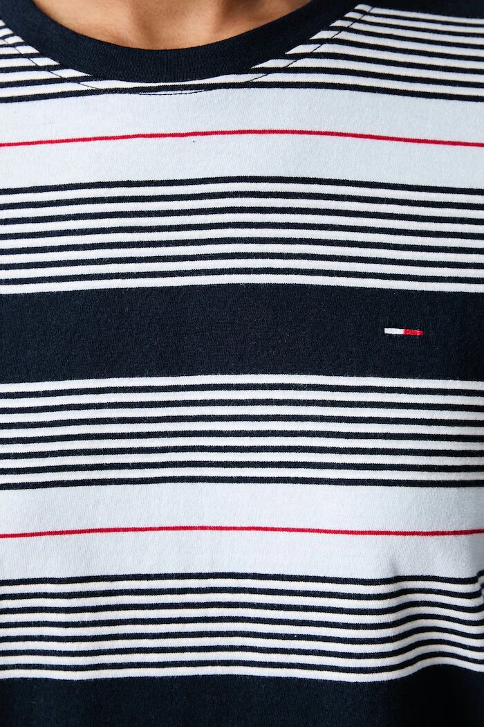 Tommy Jeans блуза с дълги ръкави дамска от памук синя DW0DW23562