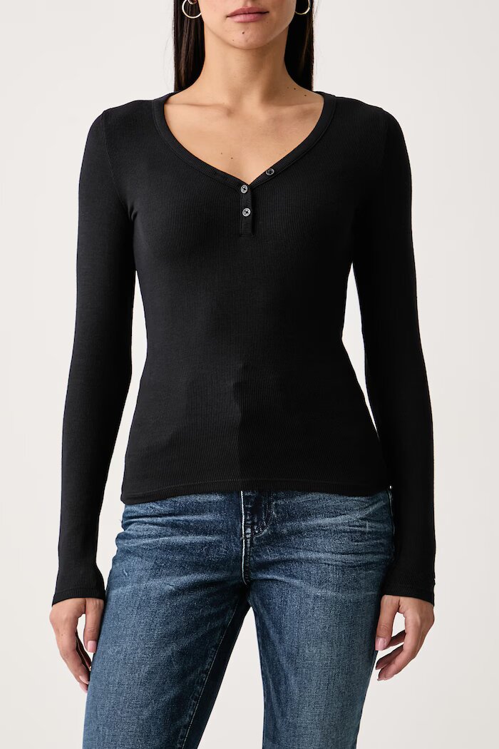 Tommy Jeans блуза с дълги ръкави дамска с вискоза черна DW0DW23259