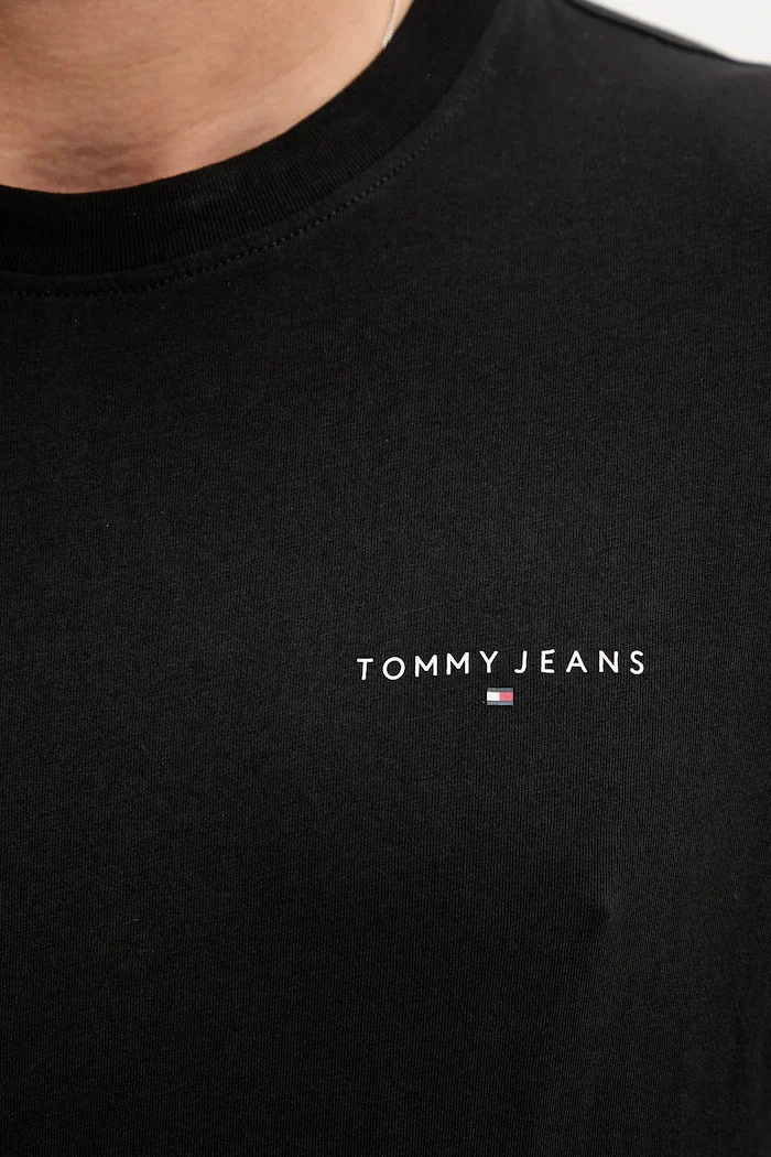 Tommy Jeans блуза с дълги ръкави мъжка от памук черна DM0DM21594