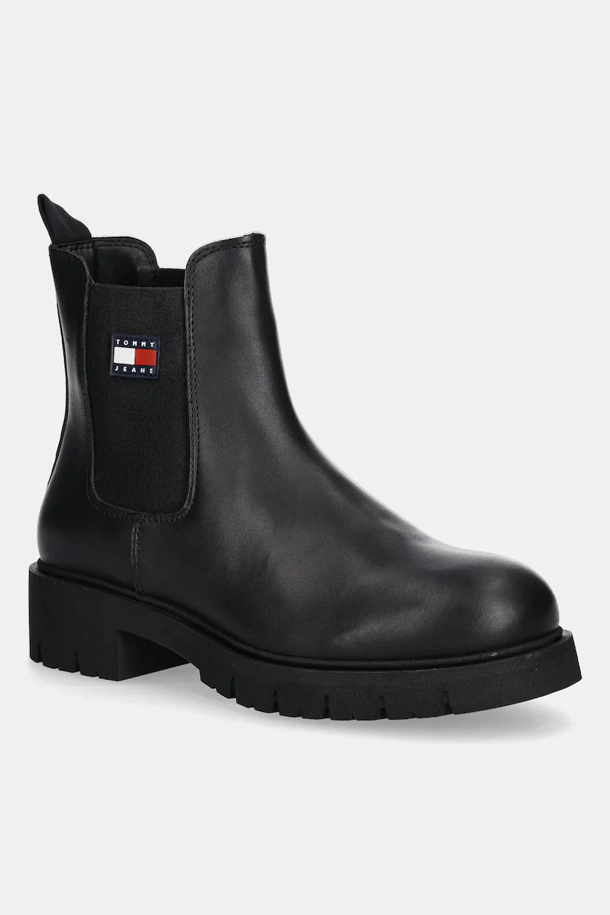 Tommy Jeans Боти челси TJW CHELSEA LEATHER BOOT