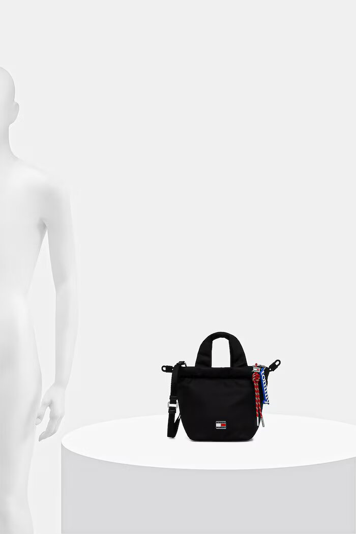 Tommy Jeans чанта crossbody дамска черна AW0AW18781