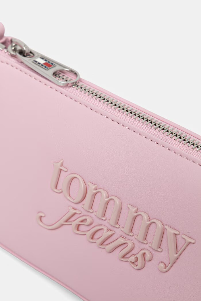 Tommy Jeans чанта дамски от имитация на кожа розова AW0AW18449