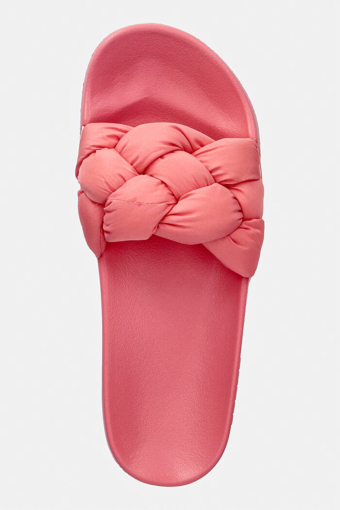 Tommy Jeans чехли дамски TJW BRAIDED SLIDES розови EN0EN02975