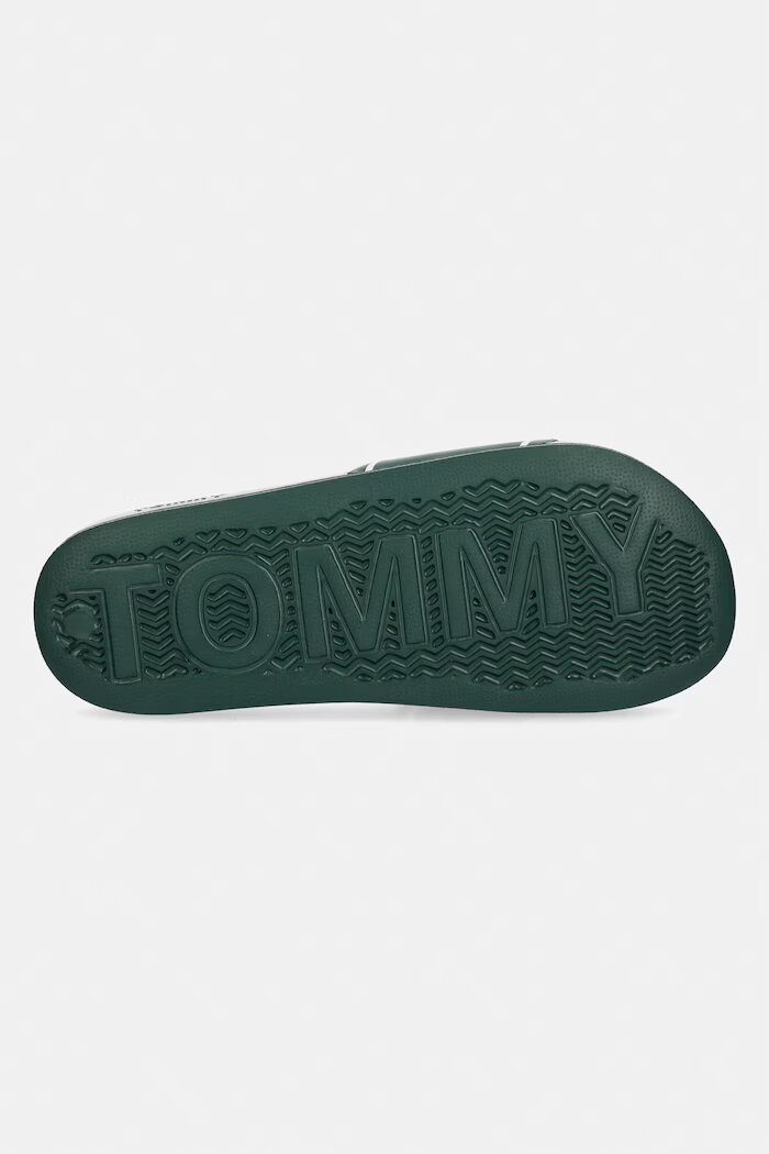 Tommy Jeans чехли обувки за басейн мъжки TJM SUMMER SANDAL 26.2 зелени EM0EM01723