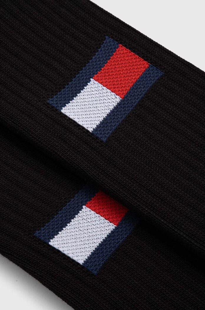 Tommy Jeans чорапи с памук 2 броя черни 701228222