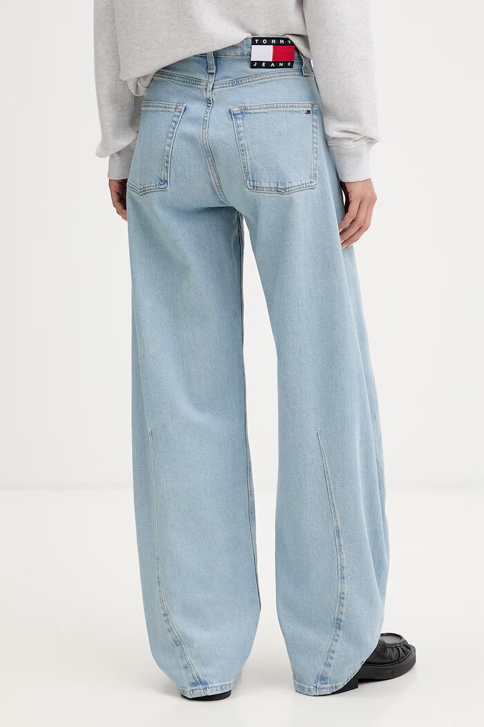 Tommy Jeans дънки barrel дамски сини DW0DW23102
