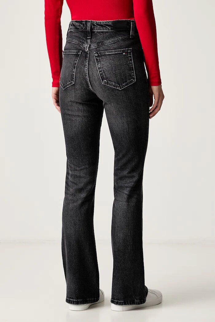 Tommy Jeans дънки bootcut дамски черни DW0DW23817
