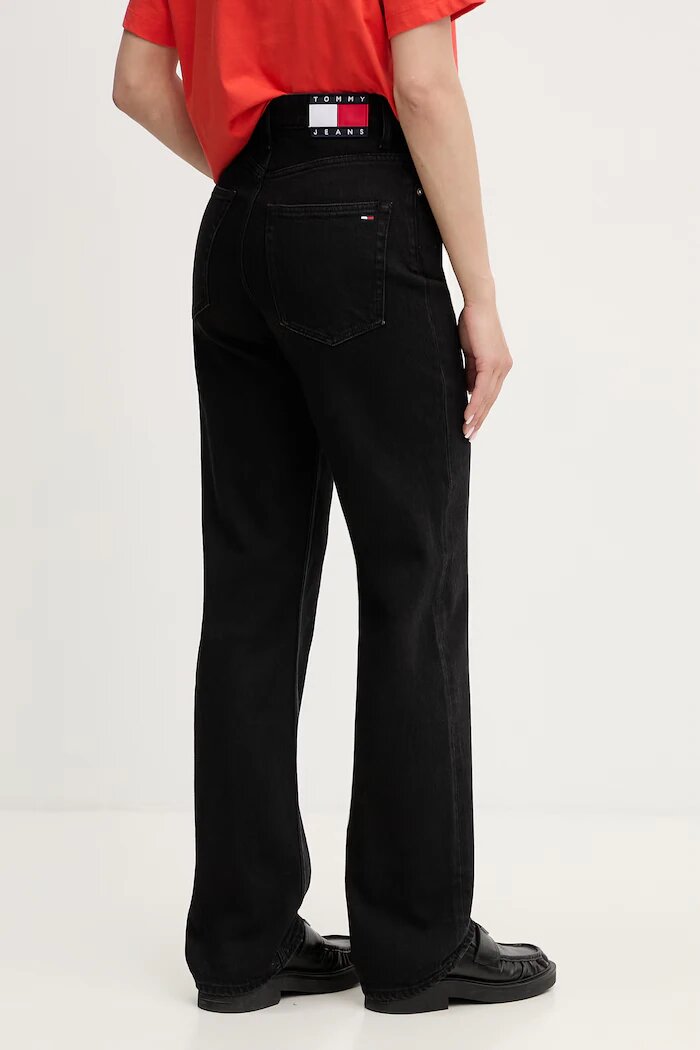 Tommy Jeans дънки дамски черни DW0DW23021