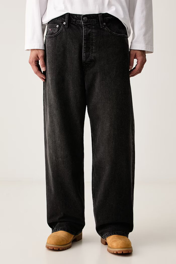 Tommy Jeans дънки мъжки черни DM0DM23742