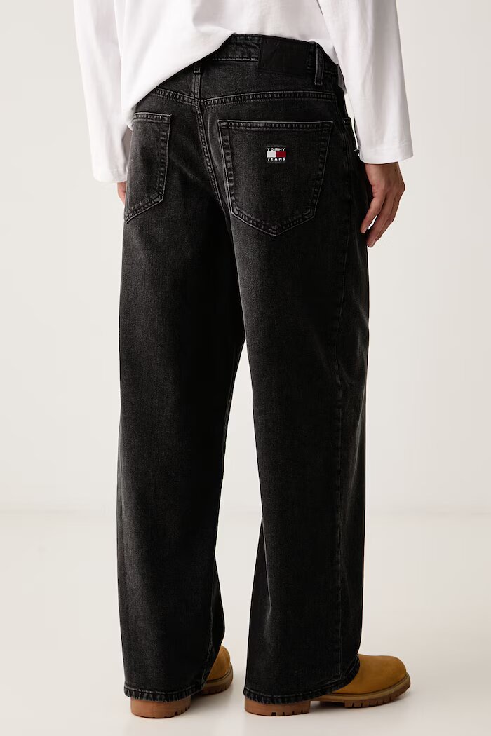 Tommy Jeans дънки мъжки черни DM0DM23742
