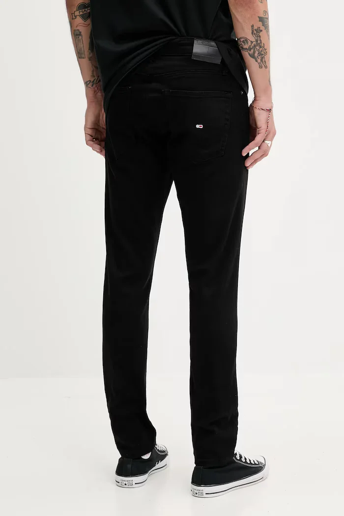 Tommy Jeans Дънки мъжки в черно DM0DM20708