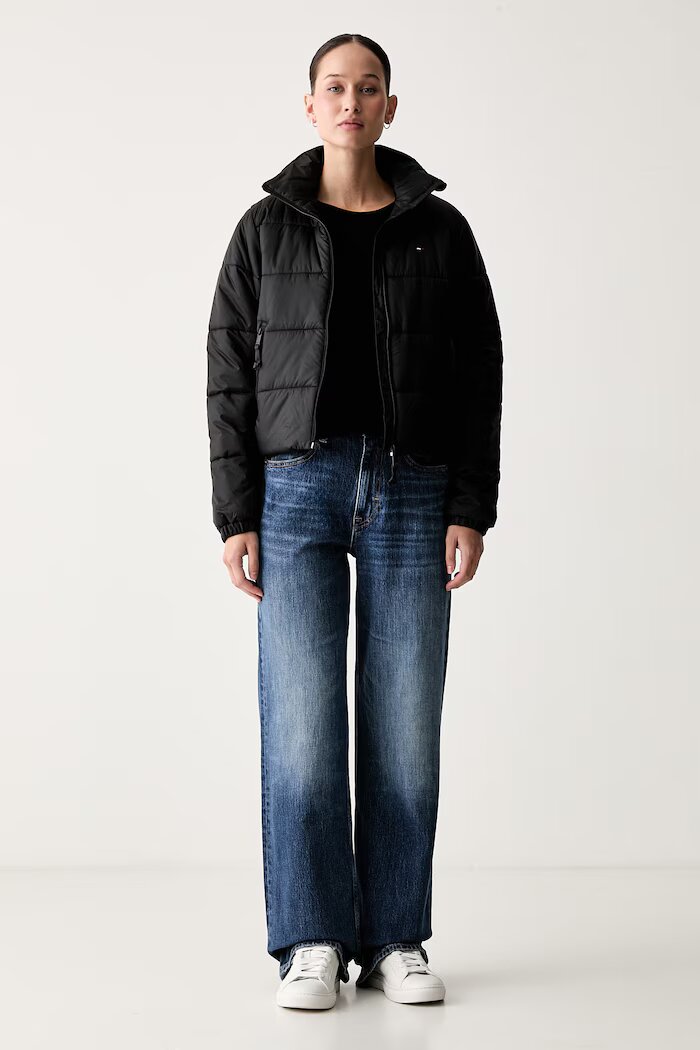 Tommy Jeans дънки relaxed fit дамски тъмносини DW0DW23078