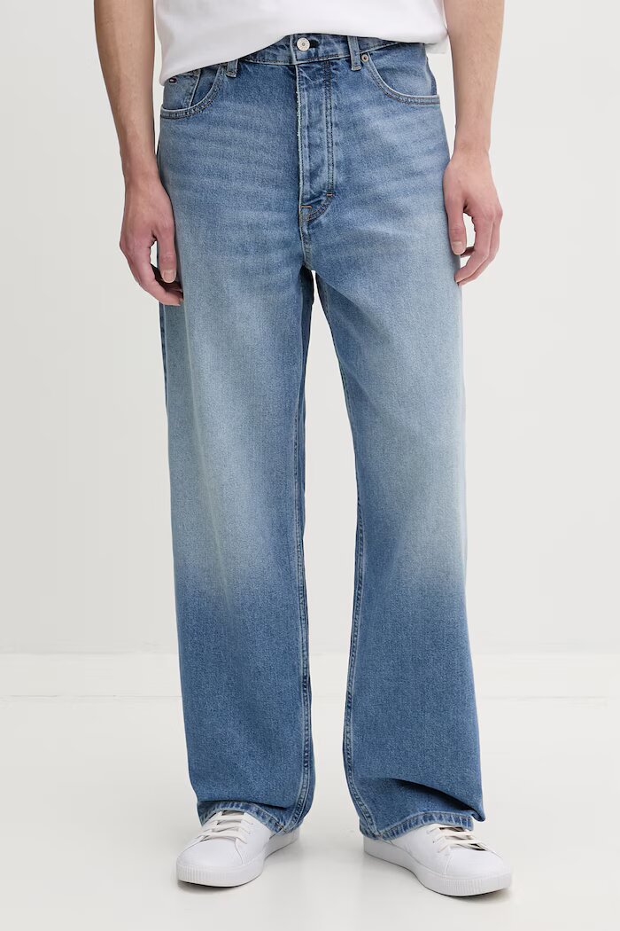 Tommy Jeans дънки relaxed fit мъжки THEO сини DM0DM23738