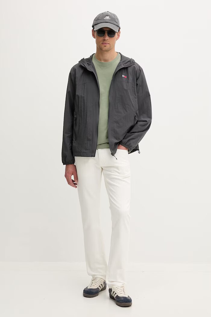 Tommy Jeans дънки slim fit мъжки бели DM0DM23270