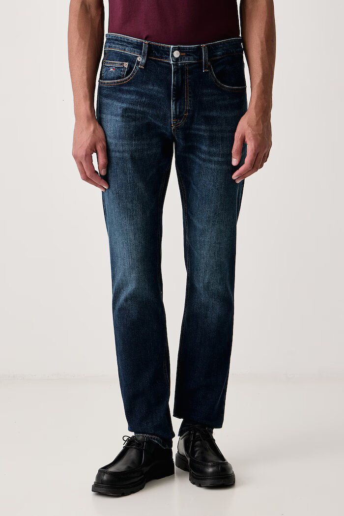Tommy Jeans дънки slim fit мъжки тъмносини DM0DM23479
