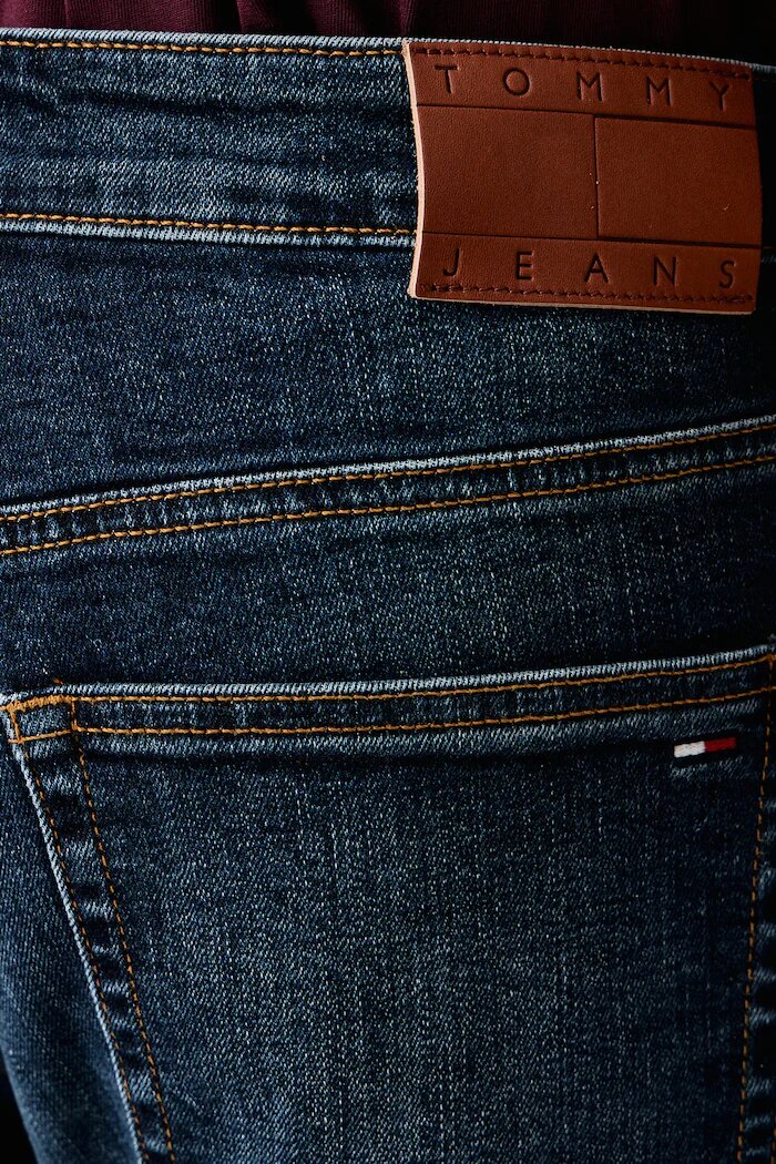 Tommy Jeans дънки slim fit мъжки тъмносини DM0DM23479