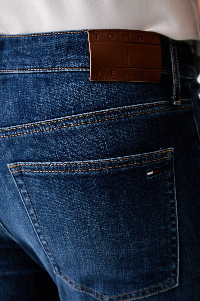Tommy Jeans дънки slim taper мъжки сини DM0DM23395