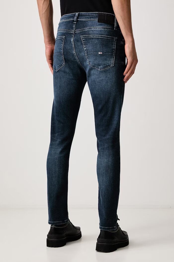 Tommy Jeans дънки slim taper мъжки тъмносини DM0DM21901