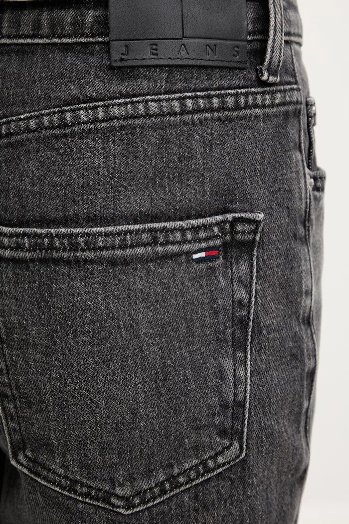 Tommy Jeans дънки straight дамски сиви DW0DW23045