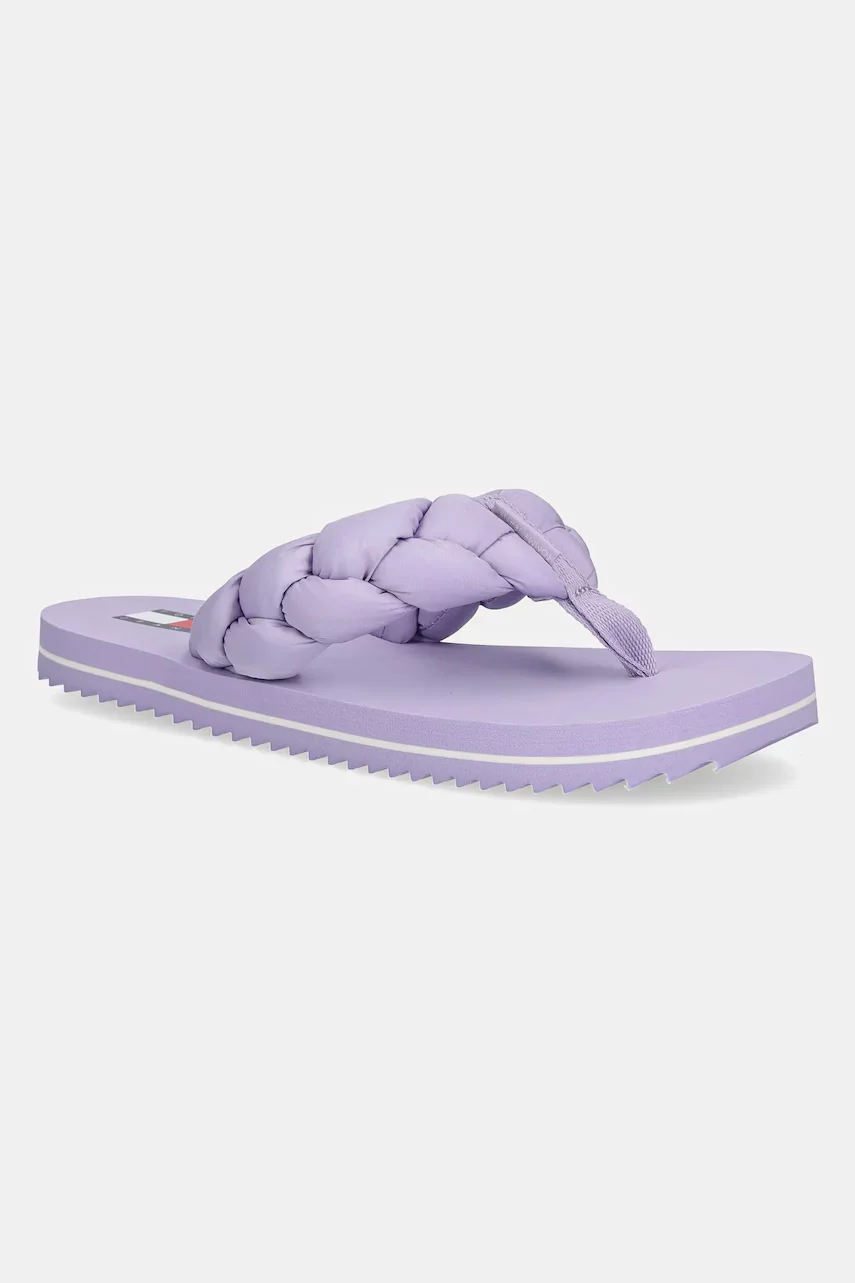 Tommy Jeans Джапанки BRAIDED THONG BEACH SANDAL
