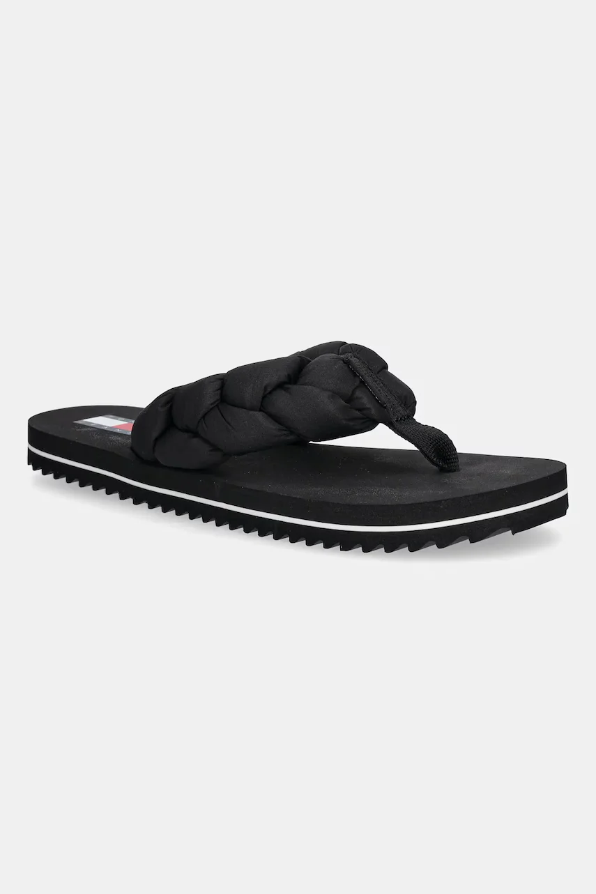 Tommy Jeans Джапанки BRAIDED THONG BEACH SANDAL