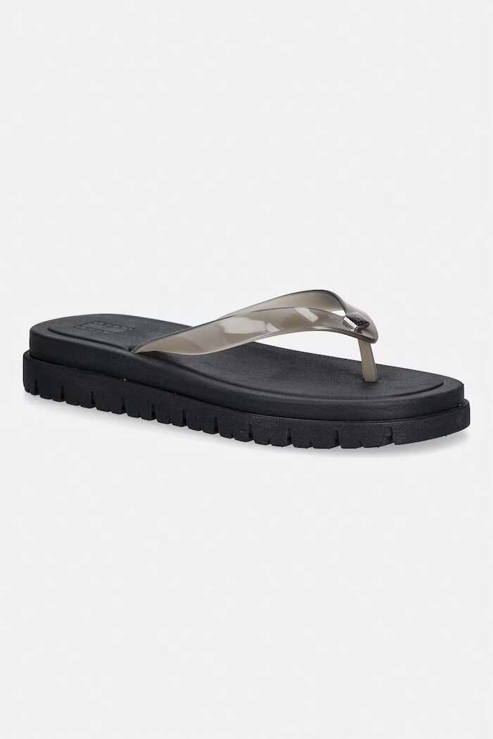 Tommy Jeans джапанки дамски TJW CLEATED JELLY SUMMER SANDAL черни EN0EN02954