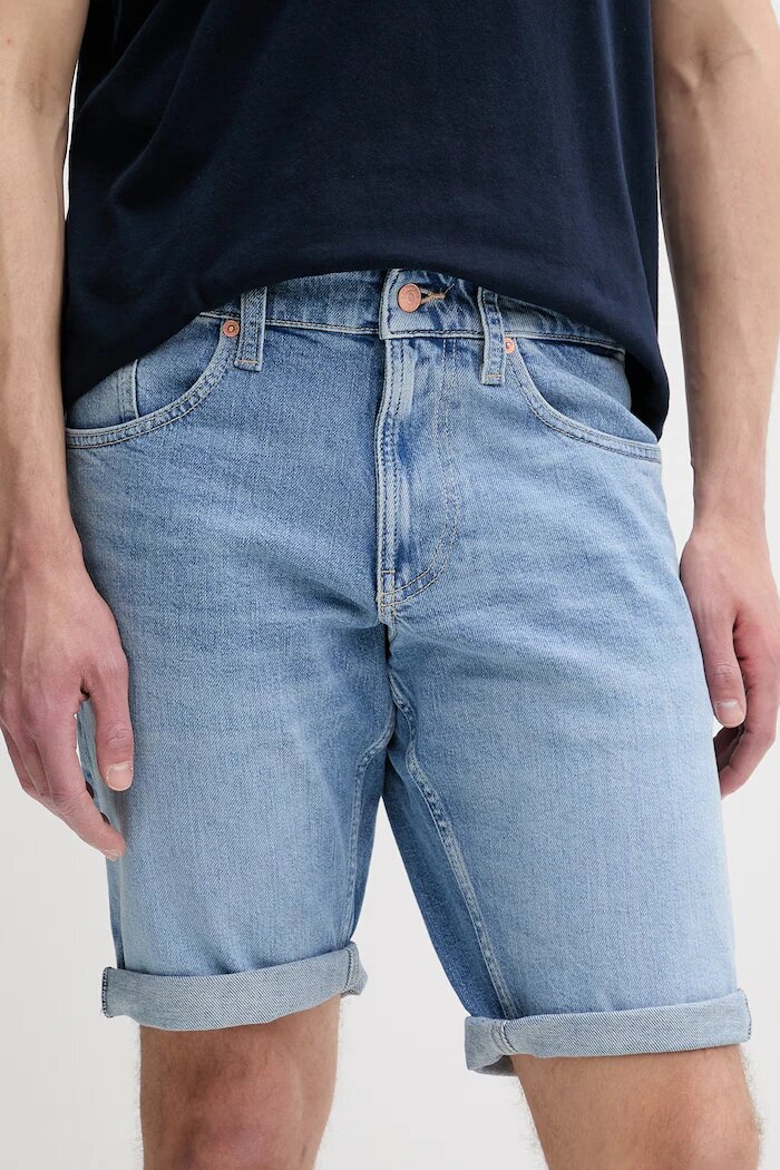 Tommy Jeans къс панталон мъжки от деним син DM0DM22979